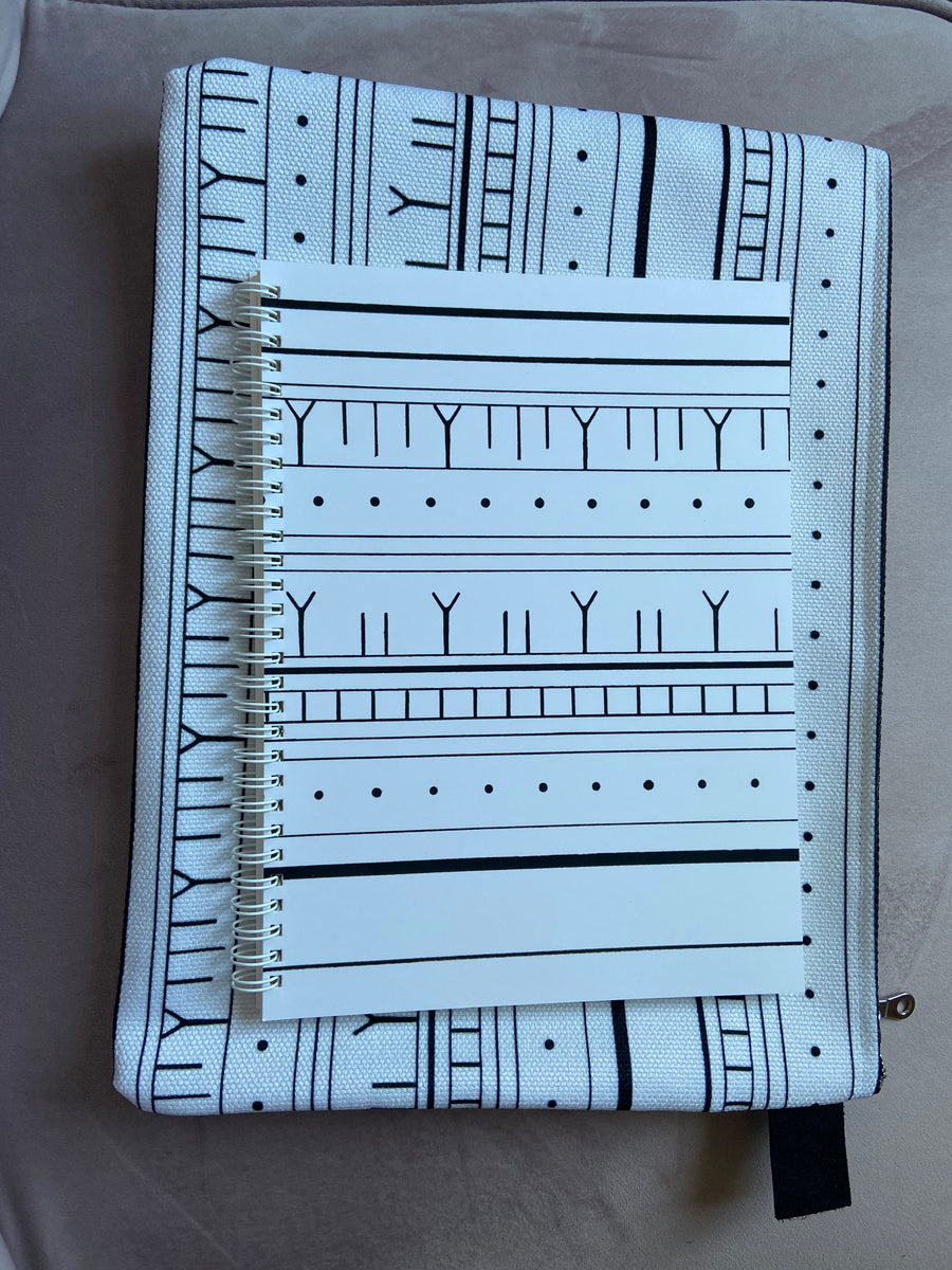 EDA Inuit Tattoo Design Spiral-Bound Notebook